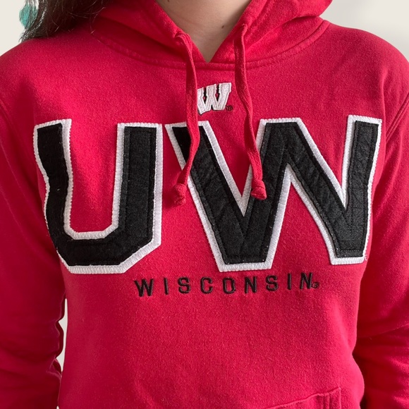 University of Wisconsin Stitched Hoodie - Picture 2 of 4